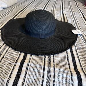 Black Wide-Brim Hat